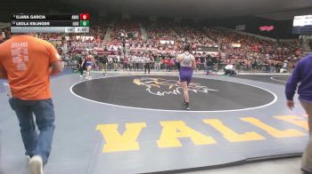 155 lbs Champ. Round 1 - Leola Eslinger, Louisburg HS vs Iliana Garcia, Abilene HS