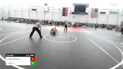 150 lbs Quarterfinal - Jacob Hernandez, Riverside Rascals vs Lucas Lee, Payson WC