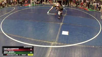 82 lbs Quarterfinal - Brex Jensen, Delta Wrestling Club vs Taylor Horrocks, Uintah Wrestling