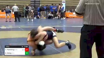 141 lbs Prelims - Tal - Reese Flemming, Bloomsburg vs Sean Wang, Penn State Unattached