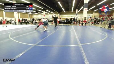 215 lbs Consi Of 8 #2 - Esteban Karr, RGV Warrior Wrestling Club vs Mikkel Bushee, 3F Wrestling