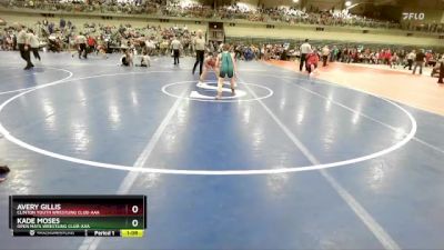 100 lbs Champ. Round 2 - Kade Moses, Open Mats Wrestling Club-AAA vs Avery Gillis, Clinton Youth Wrestling Club-AAA