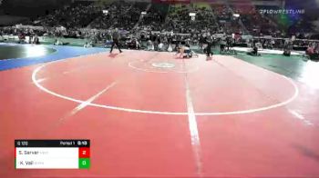 G 120 lbs Semifinal - Kayla Vail, Bonneville (Girls) vs Sophie Sarver, Mountain View (Girls)