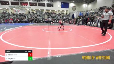 49 lbs Round Of 16 - Jacob Nelson, Ranger Wrestling Club vs Jackson Reyes, RedWave Wrestling