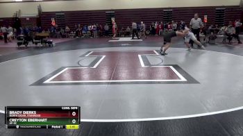 JV-30 lbs Cons. Semi - Creyton Eberhart, AP-GC vs Brady Dierks, North Cedar, Stanwood