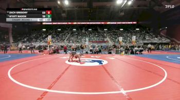 4A-120 lbs Champ. Round 1 - Wyatt Mason, Thunder Basin vs Zach Gregory, Cheyenne South
