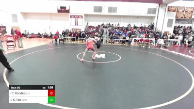 150 lbs Round Of 16 - Talan Rondeau, Silver Lake vs Kyle Tan, Quincy Upper