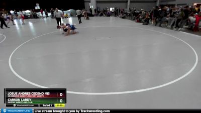 144 lbs Cons. Round 2 - Josue Andres Cedeno Mendoza, Silverback Wrestling Fort Worth vs Carson Lardy, MATPAC Wrestling Club