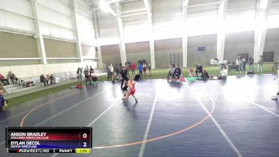 67 lbs Cons. Semi - Anson Bradley, Stallions Wrestling Club vs Dylan DeCol, Uintah Wrestling