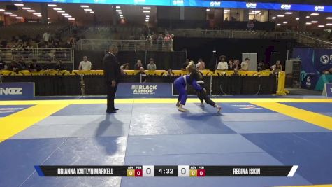 Regina Iskin vs Brianna Kaitlyn Markell 2025 Pan Jiu Jitsu IBJJF Championship