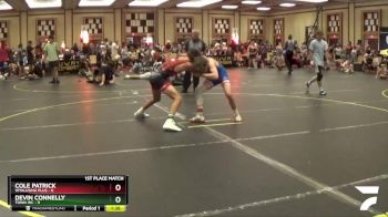 125 lbs Finals (8 Team) - Cole Patrick, Wyalusing Plus vs Devin Connelly, Town WC