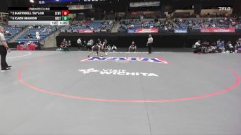 141 lbs 3rd Place Match - 2 Hartwell Taylor, Saint Mary vs 5 Cade Manion, Oklahoma City