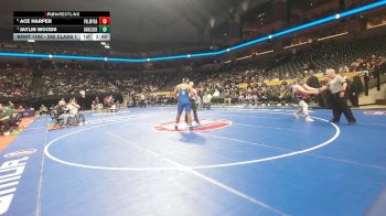 285 Class 1 lbs Champ. Round 1 - Jaylin Woods, Hancock vs Ace Harper, Palmyra