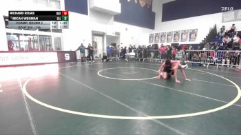 138 lbs Champ. Round 2 - Richard Rojas, Warren vs Micah Wegman, Calabasas