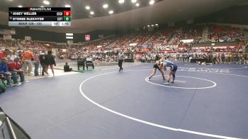 120 lbs Quarterfinal - Sydnee Sleichter, Carbondale-Santa Fe Trail HS vs Josey Weller, Clay Center Community HS