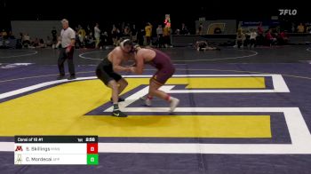 184 lbs Consi Of 16 #1 - Sam Skillings, Minnesota vs Chopper Mordecai, Appalachian State