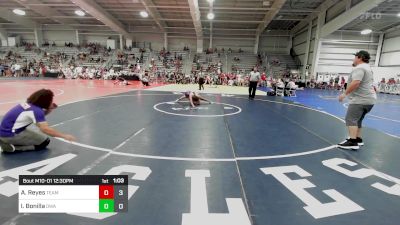 107 lbs Rr Rnd 1 - Alejandra Reyes, Team Nebraska Silver vs Isabella Bonilla, Diesel Wrestling Academy