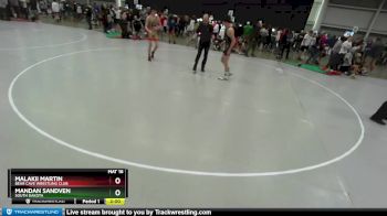 126 lbs Champ. Round 1 - Mandan Sandven, South Dakota vs Malakii Martin, Bear Cave Wrestling Club