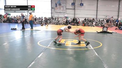 52 lbs Round 5 - 4:00pm Saturday - Colby Meyer, Iowa Black vs Xavier Almaguer, Gotcha