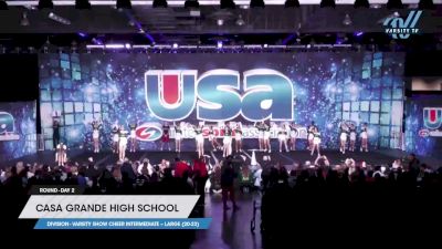 Casa Grande High School - Varsity Show Cheer Intermediate -- Large (20-23) [2023 Varsity Show Cheer Intermediate -- Large (20-23) Day 2] 2023 USA Spirit & Junior Nationals/Collegiate Championships