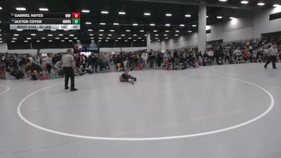 82 lbs Cons. Sub-rd Of 16 - Gabriel Hayes, Wentzville Wrestling Federation vs Jaxton Coyer, Michigan West Wrestling Club