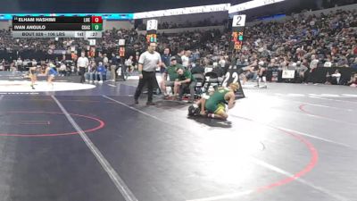 106 lbs Consi Of 16 #2 - Elham Hashimi, Livermore (NC) vs Ivan Angulo, Coachella Valley (SS)