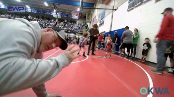 49 lbs Consi Of 8 #2 - Kainen Houston, Grove Takedown Club vs Jax Miller, HURRICANE WRESTLING ACADEMY