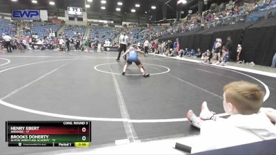 92 lbs Cons. Round 3 - Henry Ebert, Andover vs Brooks Doherty, SlyFox Wrestling Academy