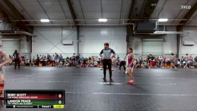 68 lbs Round 2 - Rory Scott, The Storm Wrestling Center vs Landon Peace, Tift Wrestling Academy