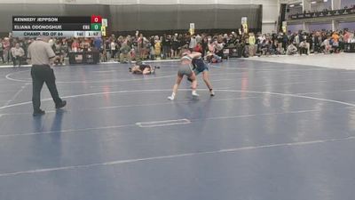 110 lbs Champ. Rd Of 64 - Kennedy Jeppson vs Eliana ODonoghue, Kratos Wrestling Academy