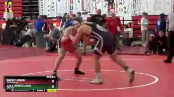 175 lbs Round 3 - Zack Burroughs, Graham vs Brody Grimm, Wadsworth