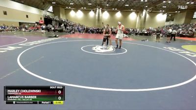 285B Cons. Round 2 - Lamarcus Barber, Shawnee-Mill Valley HS vs Marley Cholewinski, Thompson HS