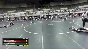 125 lbs Cons. Round 3 - Swayne Stencil, Marathon vs Aiden DeBlare, Jefferson Wrestling Club