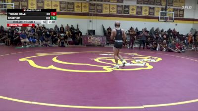 125 lbs Champ. Round 1 - Uriah Hale, Sacramento City College vs Bomy Ke, Modesto Junior College