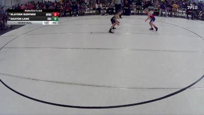 17 lbs Semifinal - Daxton Lang, Gering Wrestling Club vs Blayden Bortner, Medicine Valley Wrestling Club