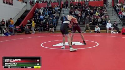 190 lbs Semifinal - Troy Kupka, Benton Community vs Caysen Curran, Mount Vernon