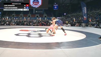 120 lbs Champ. Rd Of 128 - Luke Johnston, New Jersey vs Waylon Burress, Missouri