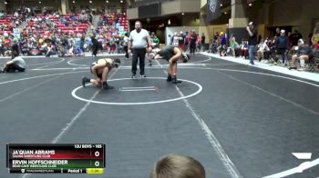 165 lbs Champ. Round 1 - Ervin Hoffschneider, Bear Cave Wrestling Club vs Ja`Quan Abrams, Salina Wrestling Club