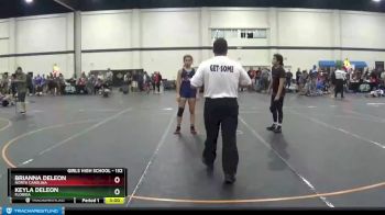 132 lbs Round 5 - Keyla Deleon, Florida vs Brianna Deleon, North Carolina