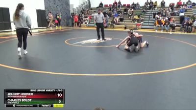 JV-9 lbs Round 3 - Dane Mai, Prairie, Cedar Rapids vs Bruce Cantua, Iowa City, West