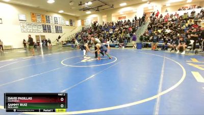 113 lbs Champ. Round 1 - David Pasillas, California vs Sammy Ruiz, Redlands