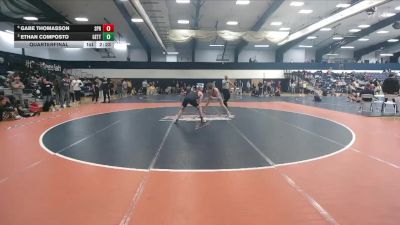 165 lbs Quarterfinal - Ethan Composto, Gettysburg vs Gabe Thomasson, Springfield College