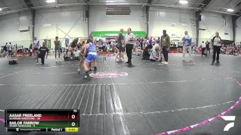 73 lbs Round 3 (4 Team) - Sailor Farrow, Storm Wrestling vs Aasar Freeland, Glasgow Wrestling