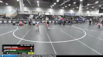 85 lbs 5th Place Match - Mckenzy Mason, MO vs Aspen Walker, KS