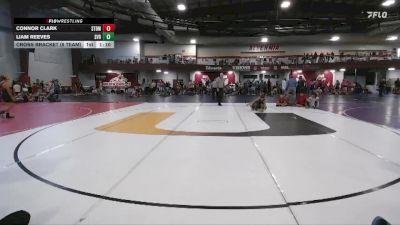 85 lbs Cross Bracket (8 Team) - Connor Clark, Steller Trained Doom vs Liam Reeves, Steel Valley Renegades
