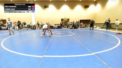 190 lbs Champ. Round 2 - Nick Harding, Pennsylvania vs Amero Diaz, New Jersey