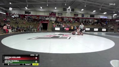 157 lbs Champ. Round 1 - Josyah Holland, Wabash vs Kévon Russell, Indiana Tech