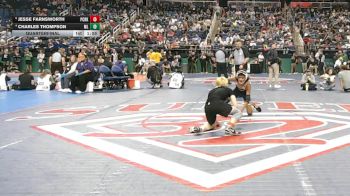 8A 126 lbs Quarterfinal - Jesse Farnsworth, Panther Creek vs Charles Thompson, Mallard Creek High School