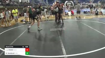 120 lbs Round Of 64 - Jeramiah Steele, Pomona Elite vs Mario Sandoval, Threshold Wrestling