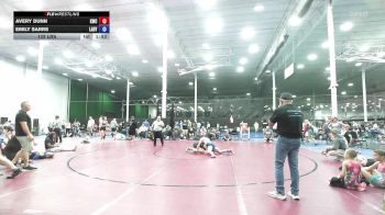 132 lbs Rr Rnd 6 - Avery Dunn, Kraken Black - Girls vs Emily Sarrs, Lady Assassins